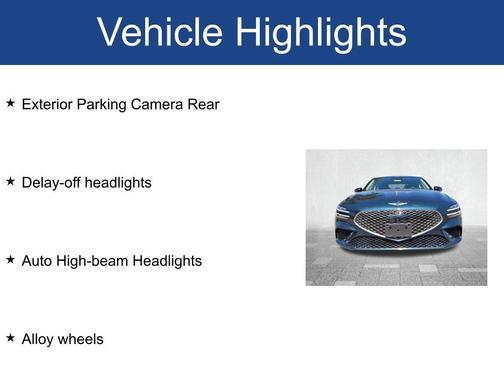 2025 Genesis G70 2.5T