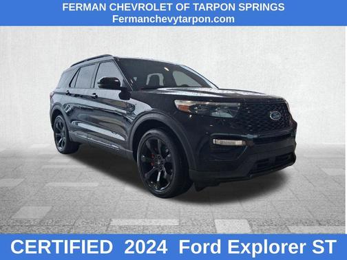 Black Metallic 2024 Ford Explorer ST
