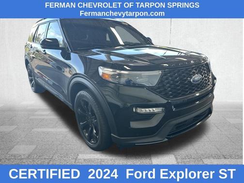 Black Metallic 2024 Ford Explorer ST