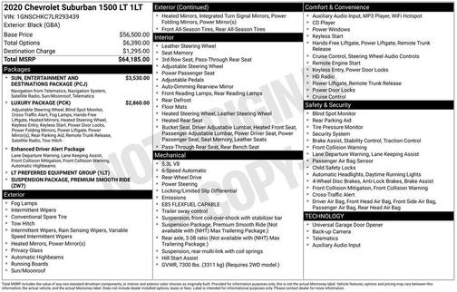 2020 Chevrolet Suburban LT