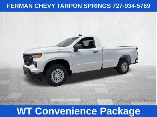 Summit White 2026 Chevrolet Silverado 1500 WT