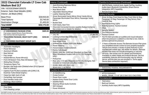 2022 Chevrolet Colorado LT