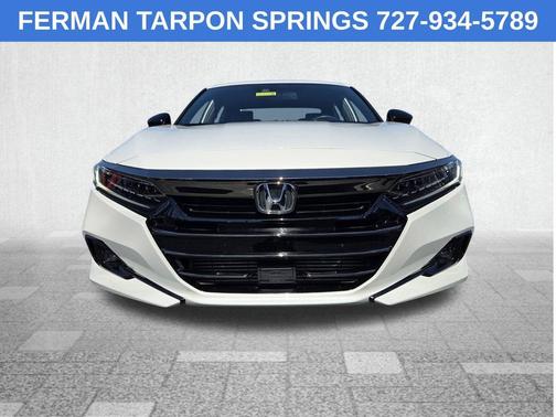 White 2022 Honda Accord Sport 1.5T