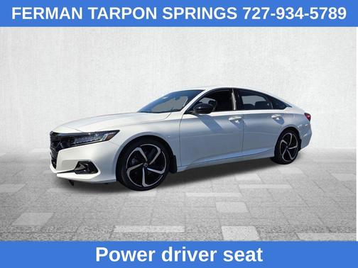 White 2022 Honda Accord Sport 1.5T