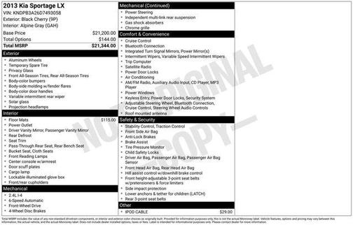 2013 Kia Sportage LX