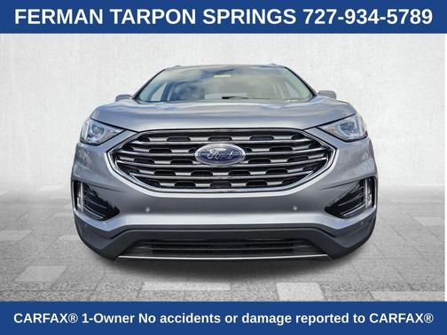 Silver Metallic 2021 Ford Edge Titanium