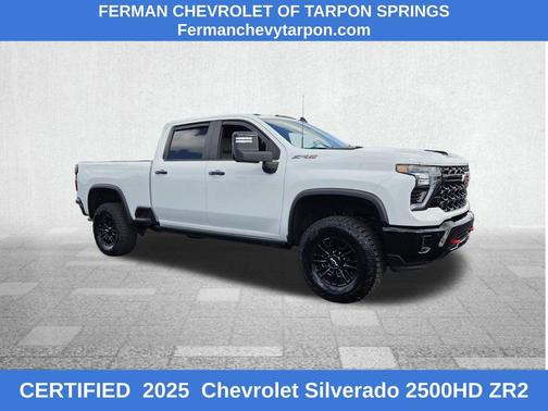Summit White 2025 Chevrolet Silverado 2500 ZR2