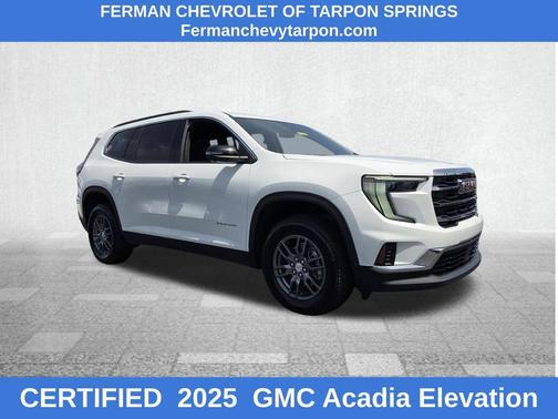 Summit White 2025 GMC Acadia Elevation