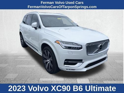 Crystal White 2023 Volvo XC90 B6 Ultimate 7-Seater
