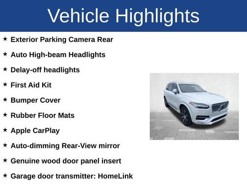 Crystal White 2023 Volvo XC90 B6 Ultimate 7-Seater