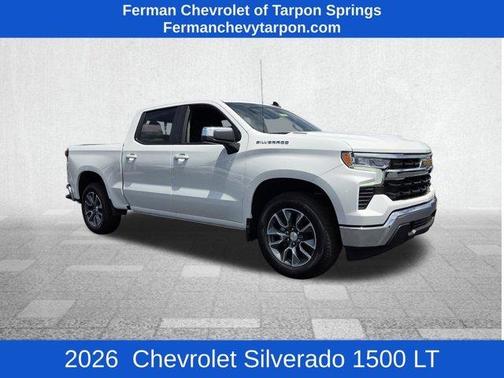 Summit White 2026 Chevrolet Silverado 1500 LT
