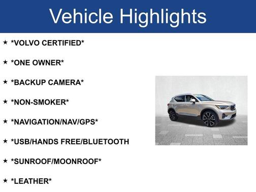 2024 Volvo XC40 B5 Ultimate Bright Theme