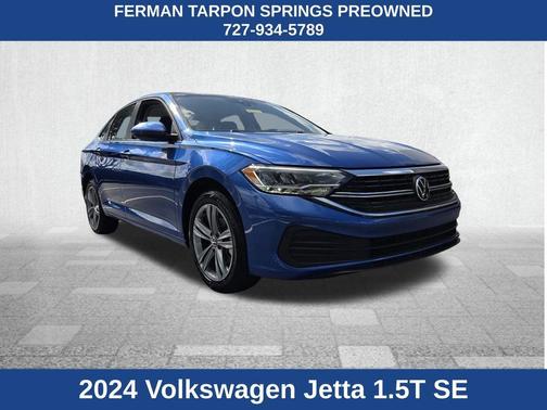Rising Blue Metallic 2024 Volkswagen Jetta 1.5T SE