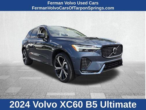 Denim Blue Metallic 2024 Volvo XC60 B5 Ultimate Dark Theme