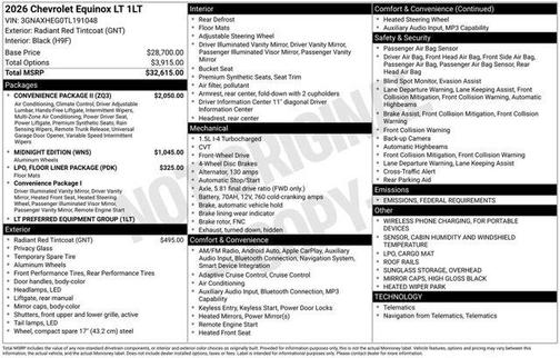 2026 Chevrolet Equinox LT