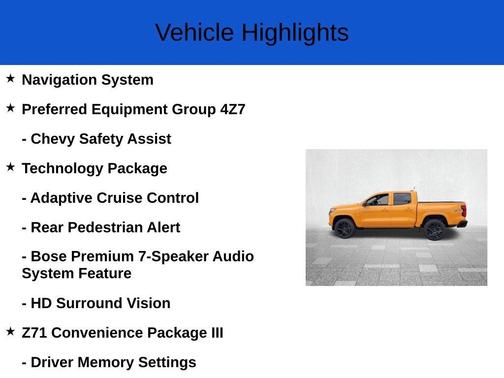 2025 Chevrolet Colorado Z71