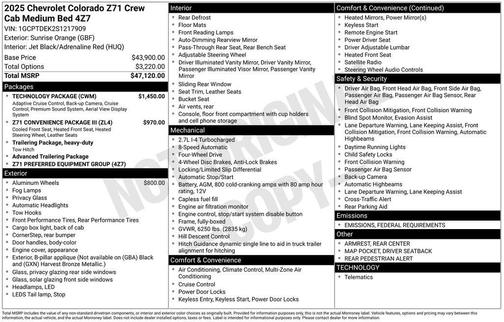 2025 Chevrolet Colorado Z71