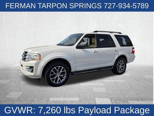 White Platinum Tri-Coat Metallic 2017 Ford Expedition XLT
