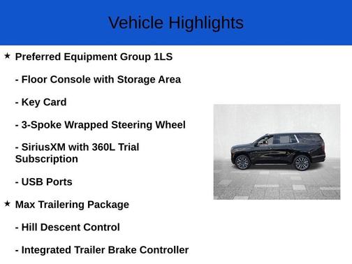 Black 2026 Chevrolet Tahoe LS