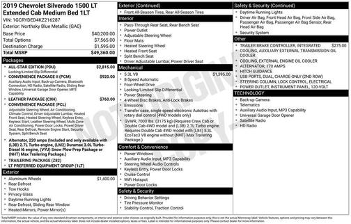 2019 Chevrolet Silverado 1500 LT