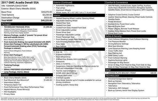 2017 GMC Acadia Denali