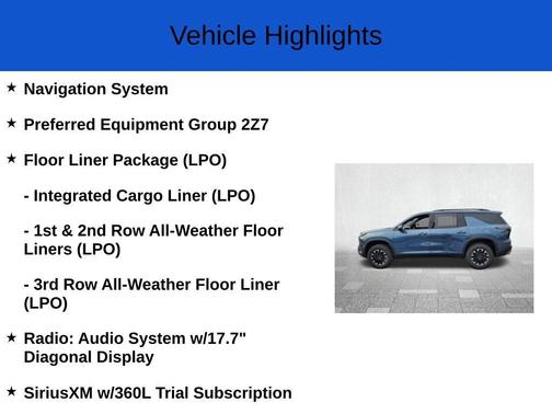 2026 Chevrolet Traverse Z71