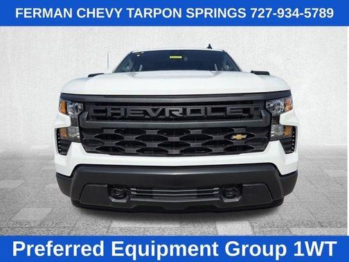 Summit White 2026 Chevrolet Silverado 1500 WT