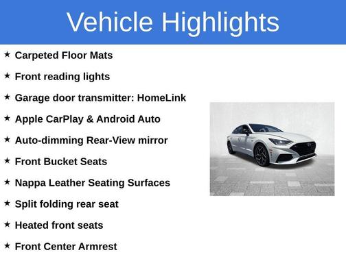 Quartz White 2022 Hyundai SONATA N Line