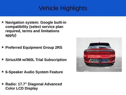 2025 Chevrolet Equinox EV RS