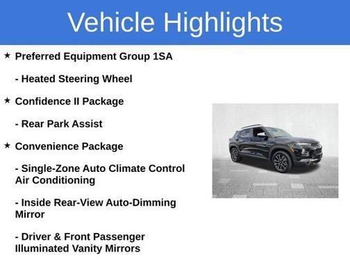 Mosaic Black Metallic 2023 Chevrolet Trailblazer ACTIV