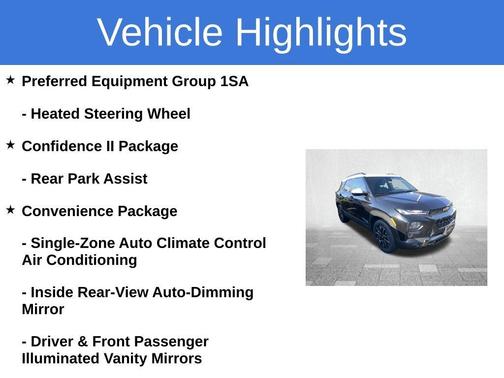 Mosaic Black Metallic 2023 Chevrolet Trailblazer ACTIV