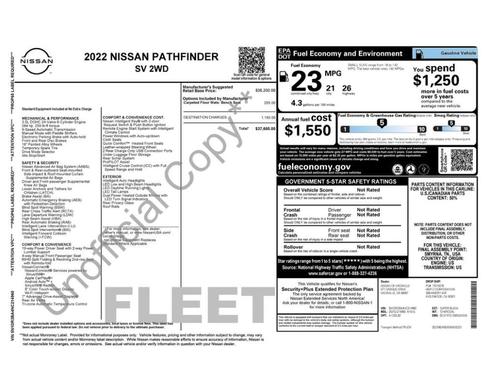 2022 Nissan Pathfinder SV