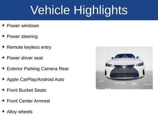 2021 Lexus IS 300 Base