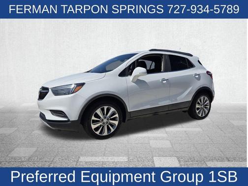 Summit White 2017 Buick Encore Preferred