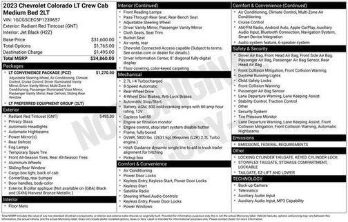 2023 Chevrolet Colorado LT