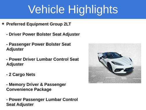 2022 Chevrolet Corvette Stingray w/2LT