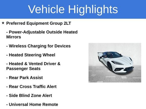 2022 Chevrolet Corvette Stingray w/2LT