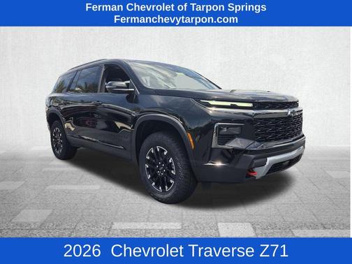 Mosaic Black Metallic 2026 Chevrolet Traverse Z71