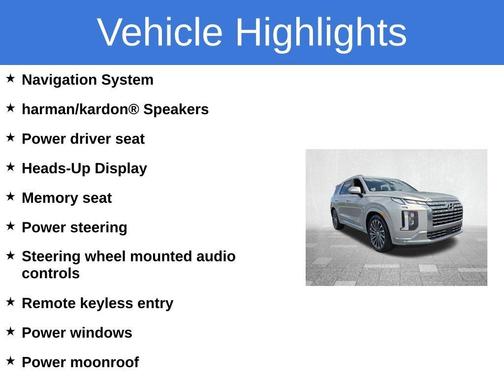 Silver 2024 Hyundai PALISADE Calligraphy