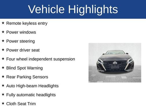 2024 Nissan Altima 2.5 SV