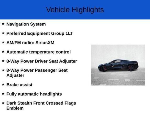 2026 Chevrolet Corvette Stingray w/1LT
