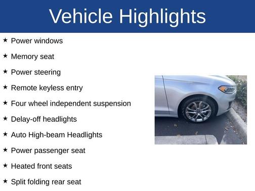 2019 Ford Fusion SEL