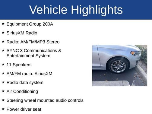 2019 Ford Fusion SEL