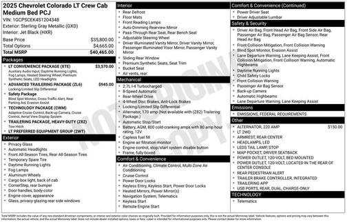 2025 Chevrolet Colorado LT