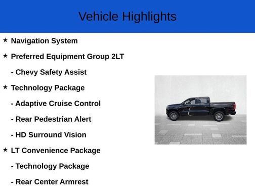 Black 2026 Chevrolet Colorado LT