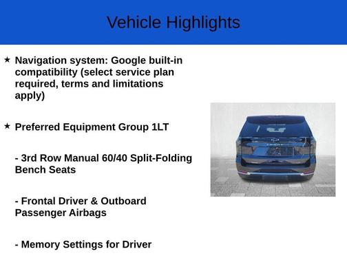 2025 Chevrolet Tahoe LT