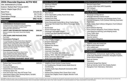 2026 Chevrolet Equinox ACTIV