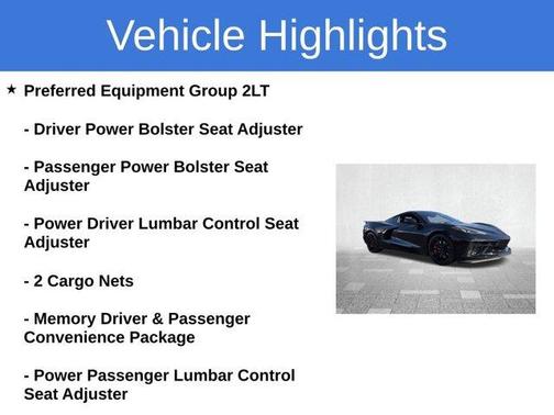 2025 Chevrolet Corvette Stingray w/2LT