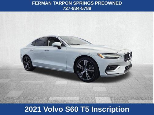 White 2021 Volvo S60 T5