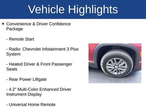 Radiant Red 2023 Chevrolet Traverse LT Cloth